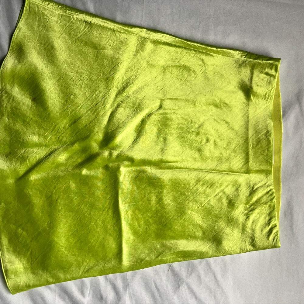Babaton Neon Yellow Skirt